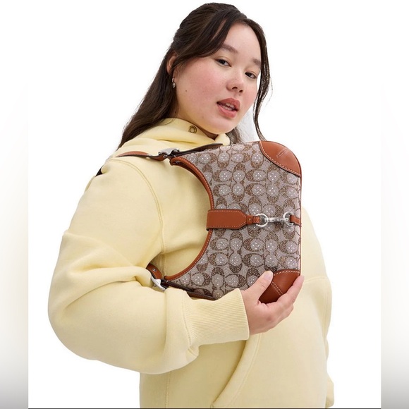 The Coach Originals Hamptons 2005 Crystal Signature Jacquard Hobo Bag NWT!🤎 - Picture 12 of 12